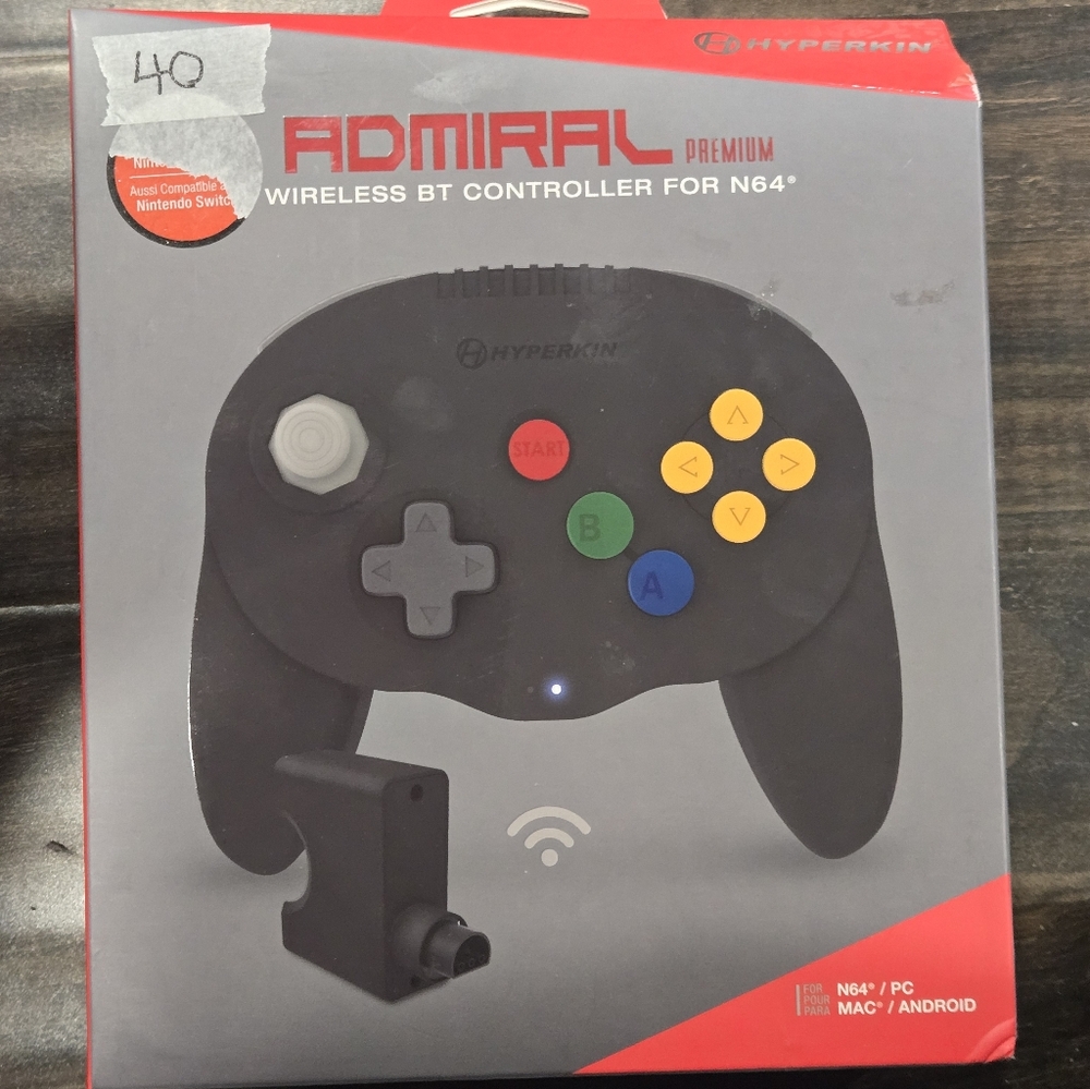 Hyperkin Admiral Wireless Controller for N64